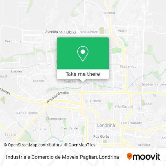 Industria e Comercio de Moveis Pagliari map