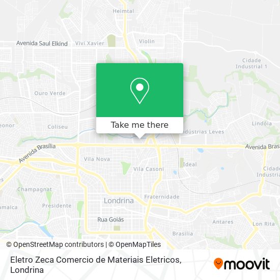 Eletro Zeca Comercio de Materiais Eletricos map