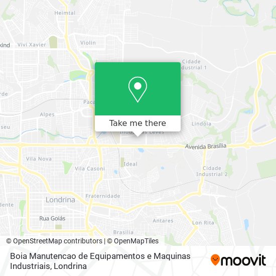 Boia Manutencao de Equipamentos e Maquinas Industriais map