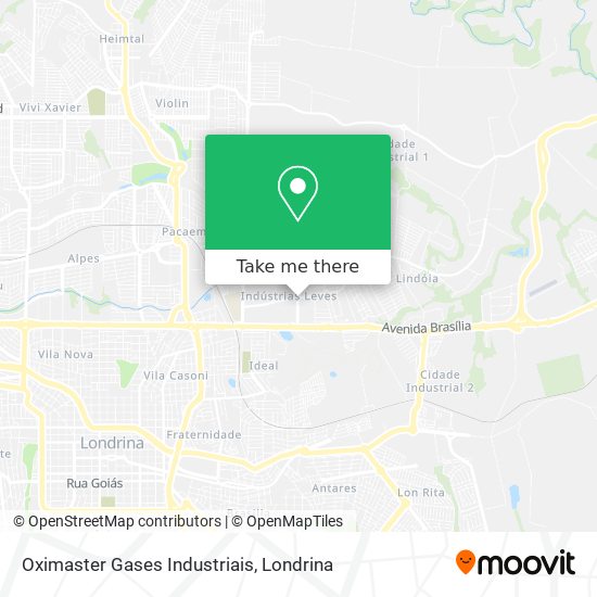 Oximaster Gases Industriais map