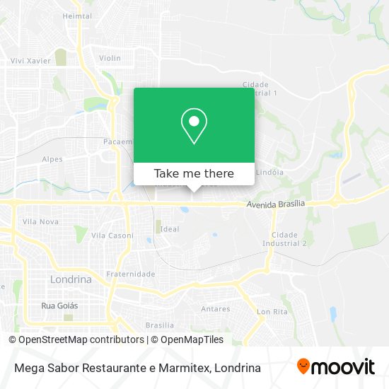 Mega Sabor Restaurante e Marmitex map