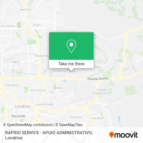 RAPIDO SERVICE - APOIO ADMINISTRATIVO map