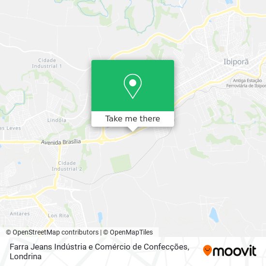 Farra Jeans Indústria e Comércio de Confecções map