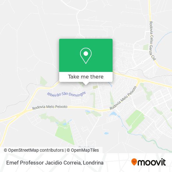 Emef Professor Jacidio Correia map