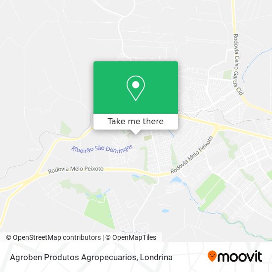 Agroben Produtos Agropecuarios map