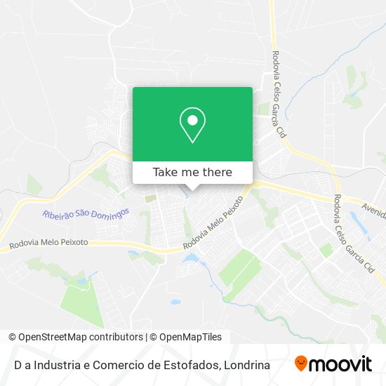 D a Industria e Comercio de Estofados map
