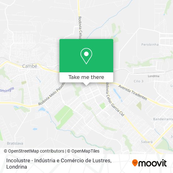Incolustre - Indústria e Comércio de Lustres map