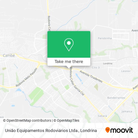 União Equipamentos Rodoviários Ltda. map