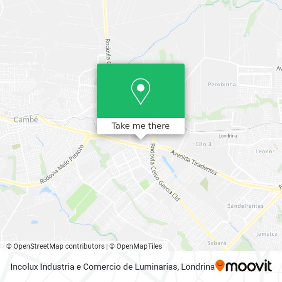 Incolux Industria e Comercio de Luminarias map