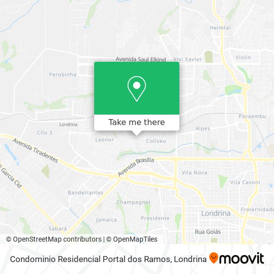 Condominio Residencial Portal dos Ramos map