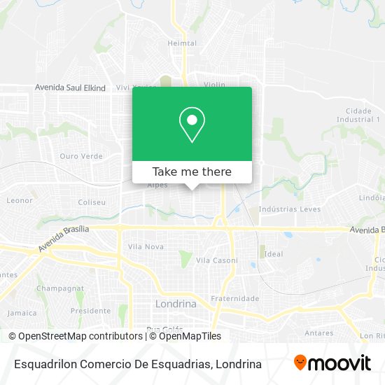 Esquadrilon Comercio De Esquadrias map