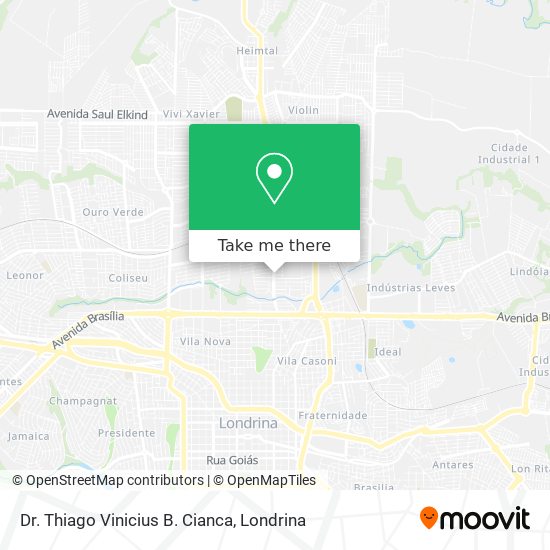 Dr. Thiago Vinicius B. Cianca map