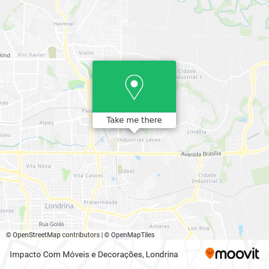 Impacto Com Móveis e Decorações map