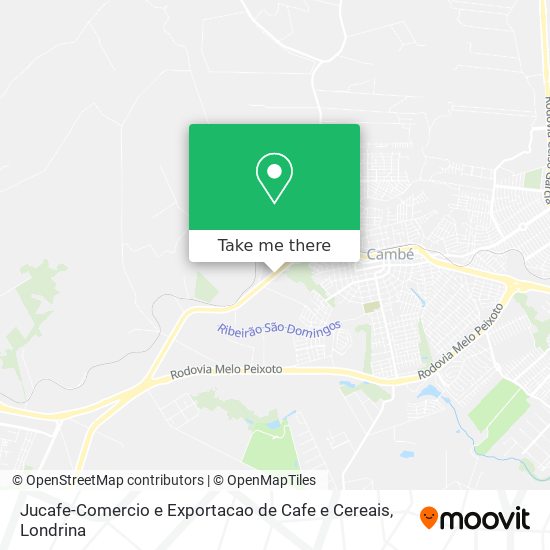Jucafe-Comercio e Exportacao de Cafe e Cereais map