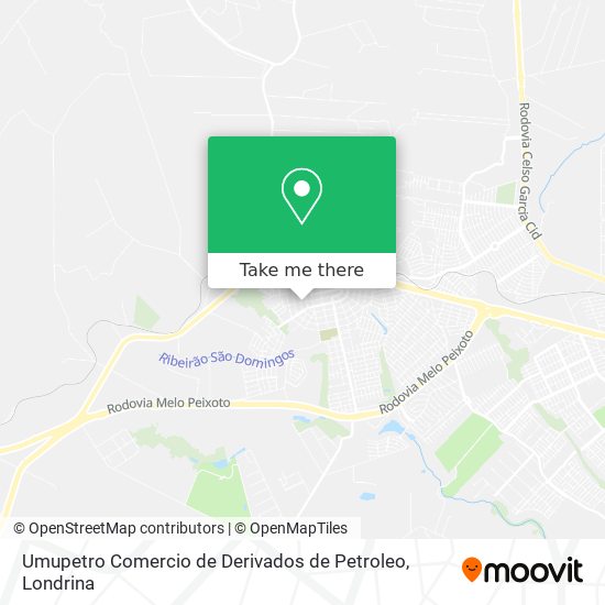 Umupetro Comercio de Derivados de Petroleo map
