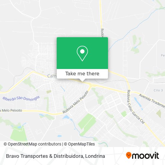 Bravo Transportes & Distribuidora map