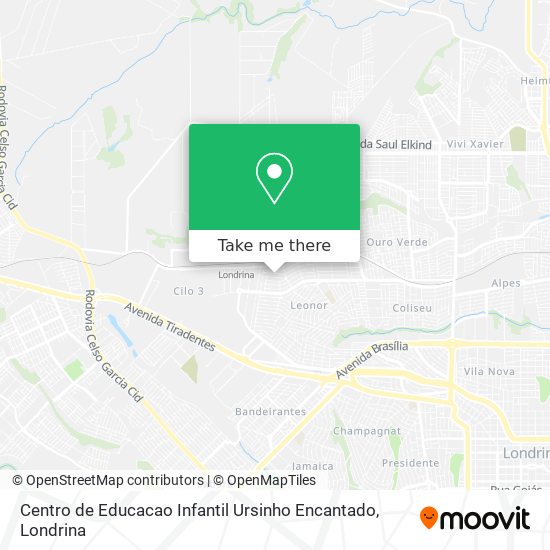 Centro de Educacao Infantil Ursinho Encantado map
