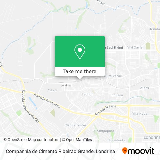 Companhia de Cimento Ribeirão Grande map