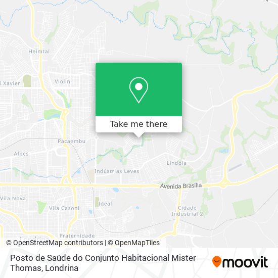 Posto de Saúde do Conjunto Habitacional Mister Thomas map