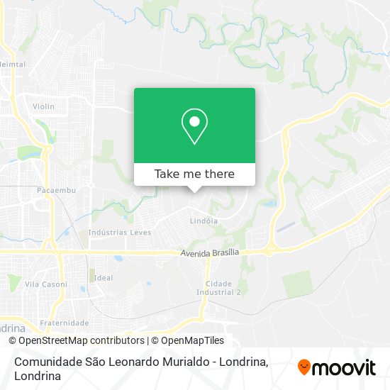 Comunidade São Leonardo Murialdo - Londrina map