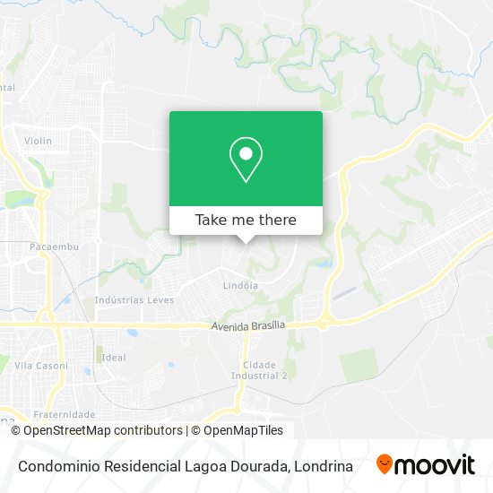 Condominio Residencial Lagoa Dourada map
