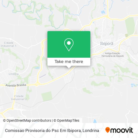 Comissao Provisoria do Psc Em Ibipora map