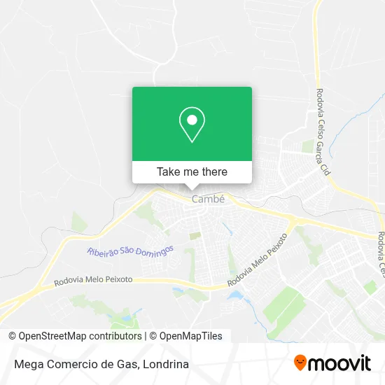 Mega Comercio de Gas map