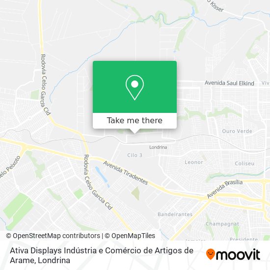 Ativa Displays Indústria e Comércio de Artigos de Arame map