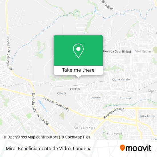 Mirai Beneficiamento de Vidro map