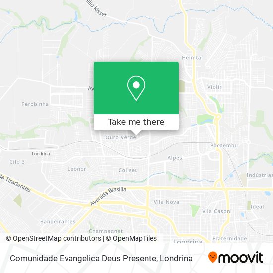 Comunidade Evangelica Deus Presente map