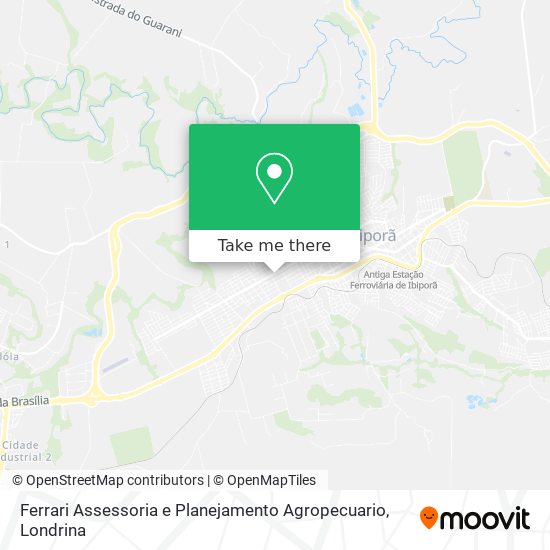 Ferrari Assessoria e Planejamento Agropecuario map