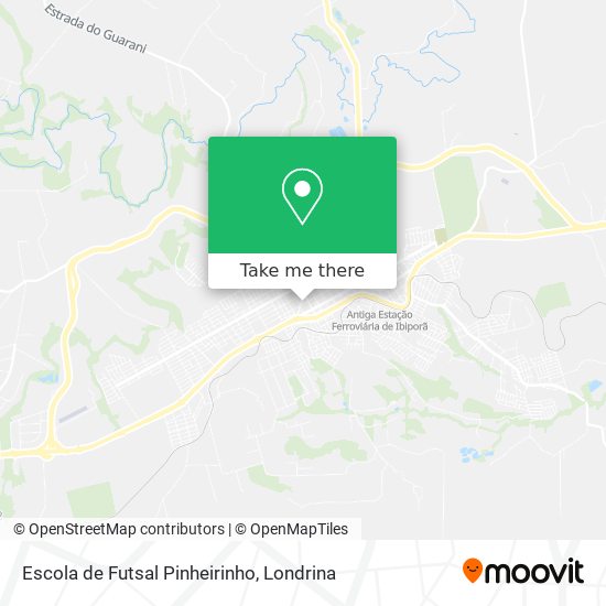 Escola de Futsal Pinheirinho map