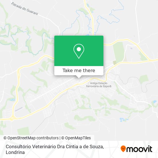 Consultório Veterinário Dra Cíntia a de Souza map