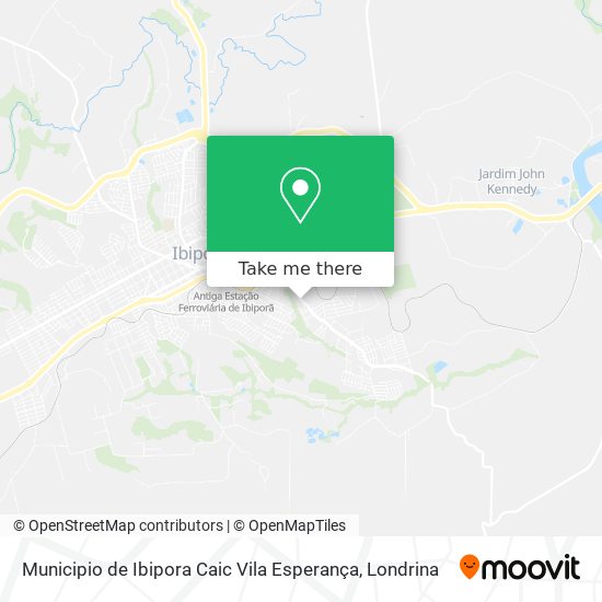 Municipio de Ibipora Caic Vila Esperança map