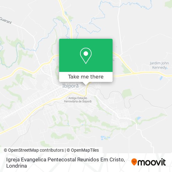 Igreja Evangelica Pentecostal Reunidos Em Cristo map