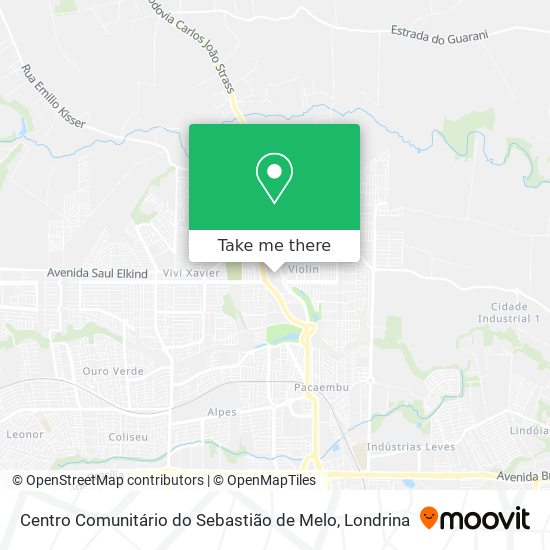 Centro Comunitário do Sebastião de Melo map