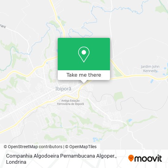 Companhia Algodoeira Pernambucana Algoper. map