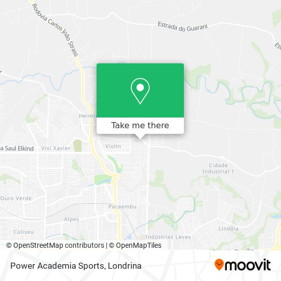 Power Academia Sports map