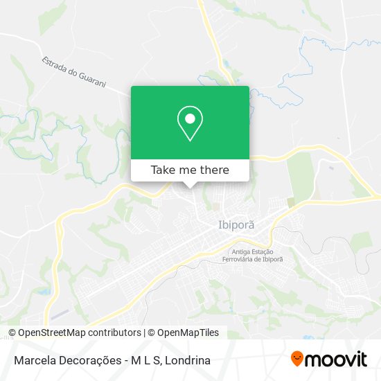 Marcela Decorações - M L S map