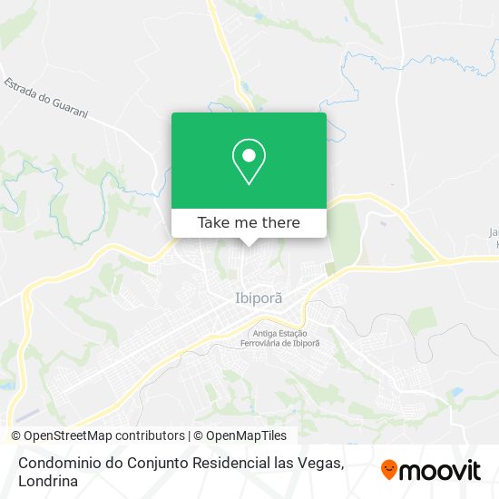 Condominio do Conjunto Residencial las Vegas map