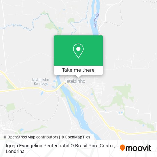 Igreja Evangelica Pentecostal O Brasil Para Cristo. map