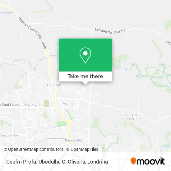 Ceefm Profa. Ubedulha C. Oliveira map