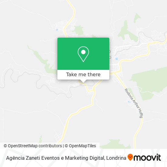 Mapa Agência Zaneti Eventos e Marketing Digital