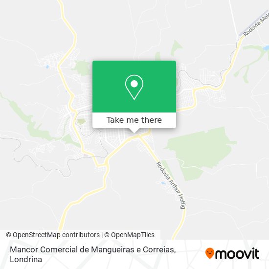 Mapa Mancor Comercial de Mangueiras e Correias