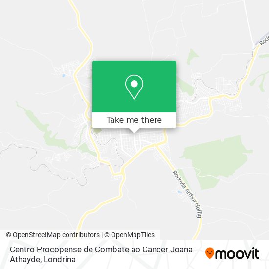 Centro Procopense de Combate ao Câncer Joana Athayde map
