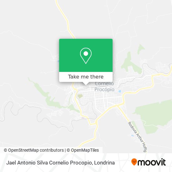 Jael Antonio Silva Cornelio Procopio map