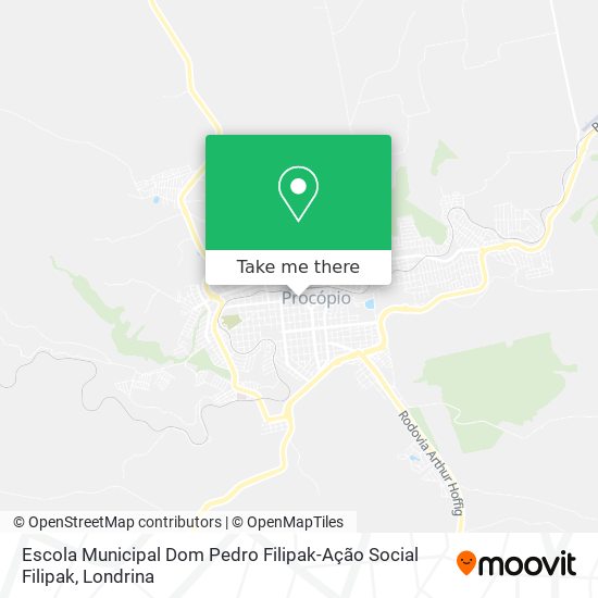 Escola Municipal Dom Pedro Filipak-Ação Social Filipak map
