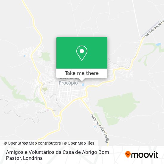 Amigos e Voluntários da Casa de Abrigo Bom Pastor map