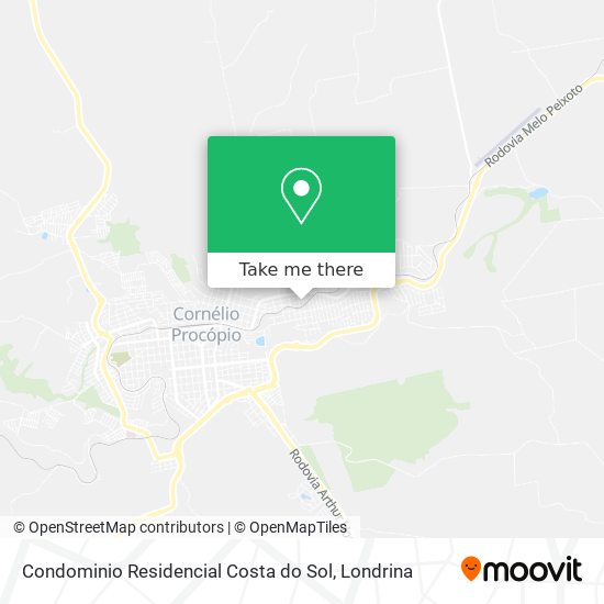 Condominio Residencial Costa do Sol map