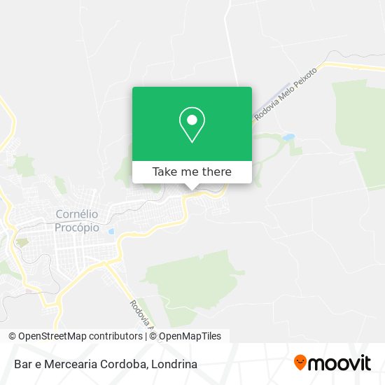 Bar e Mercearia Cordoba map